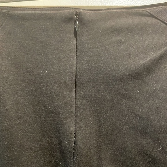 Brunello Cucinelli Black Ruched Slightly Pencil Angled Controlled MIDI Skirt - Picture 8 of 11